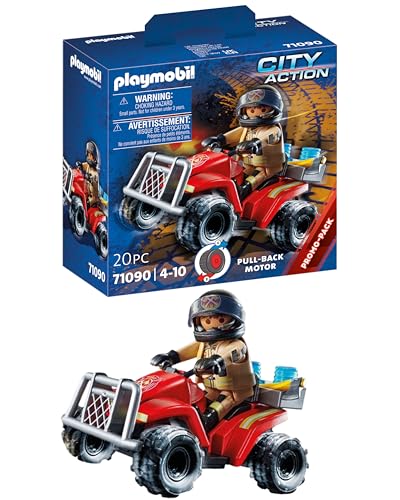 Playmobil City Action 71090 Fire Rescue Quad with Pullback... - Toys & Games Amazon UK à 6.40€