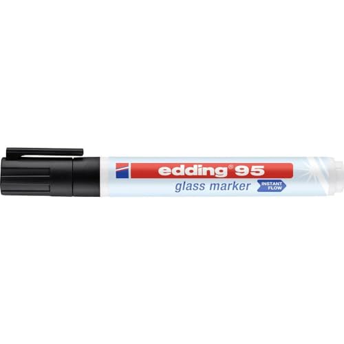 Edding e-95 4-95001 Marqueur pour verre noir 1.5 mm, 3 mm 1... - Tech & Electronics Amazon France à 3.82€