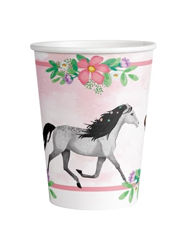 amscan 9909875-66 Beautiful Horses - Vasos (8 Unidades, 250... - Sports & Fitness Amazon Espagne à 2.58€