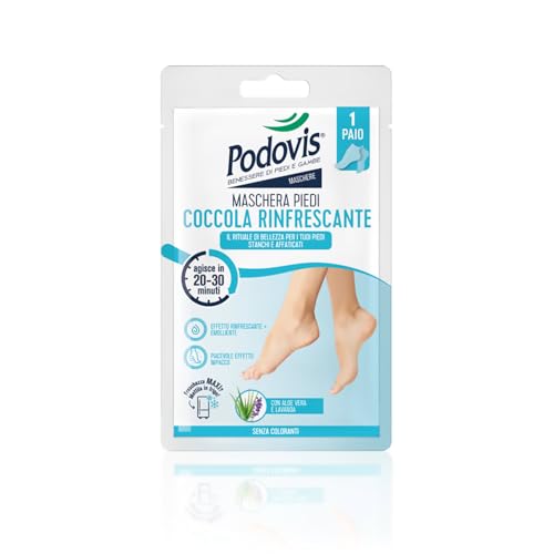 Podovis, Máscara Pies Coccola Refrescante, Pack de 1 par - Auto & Motorcycle Amazon Spain à 3.69€