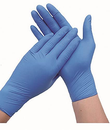 Vigor Gants vitrile bleu jetable 100 pièces Taille S - Maison & Cuisine en promo à 13.55€