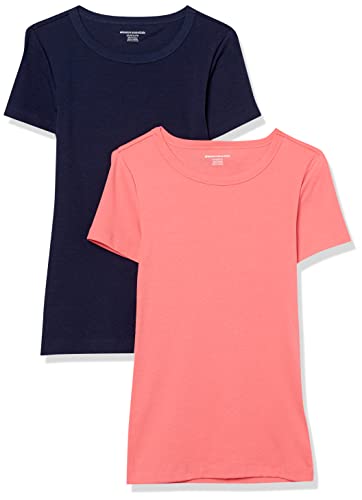 Amazon Essentials Camiseta de Cuello a la Caja de Manga... - Amazon Espagne à 7.42€