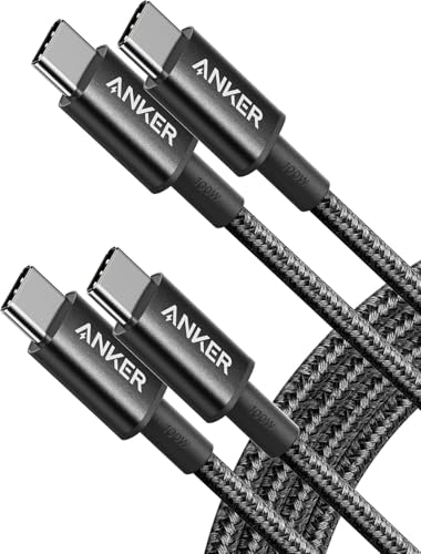 Anker 333 USB C to USB C Charger Cable (6ft 100W, 2-Pack)... en promo sur Amazon