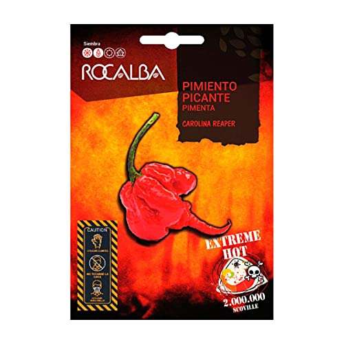 Semillas Pimiento Picante Carolina Reaper Rocalba - Auto & Moto Amazon Espagne à 1.40€