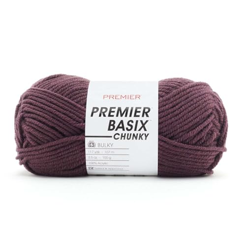 Premier Yarns Basix Chunky Yarn-Plum -1145-17 - Maison & Cuisine Amazon Allemagne à 15.18€