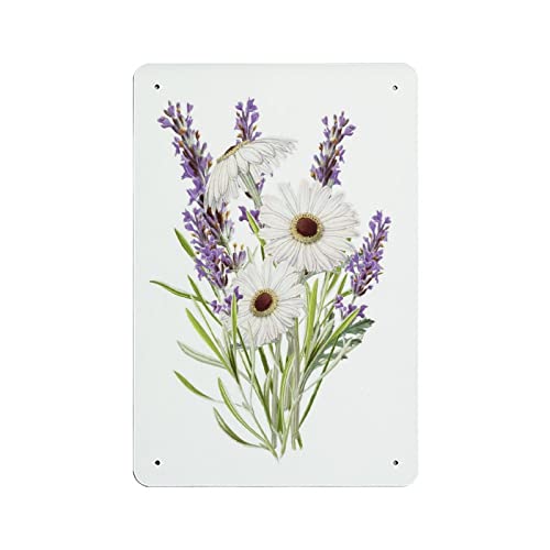 DAIERCY Funny Vintage Sign Lavender Wall Art Daisy Metal... - Sports & Fitness Amazon Royaume-Uni à 3.04€