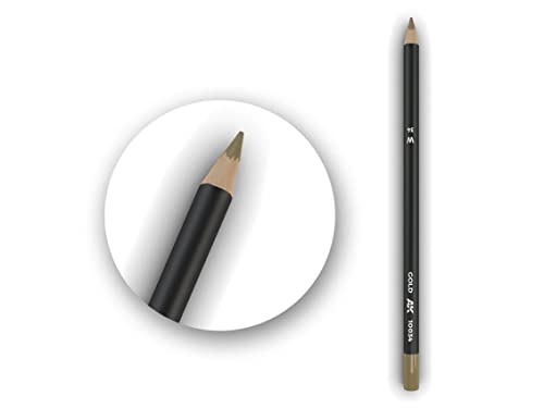 AK AK10034 Watercolor Pencil Gold (1x) en promo à 1,40€ (-81%) sur Amazon FR