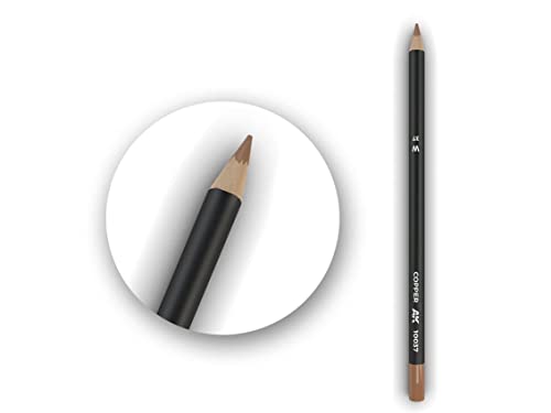 AK AK10037 Watercolor Pencil Copper (1x) en promo à 1,40€ (-88%) sur Amazon FR