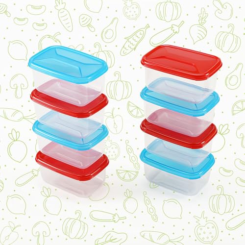 8 mini Scatole Frigo, Freezer, Microonde. 4 Rosse + 4 Blu.... - Animalerie Amazon Italie à 8.10€