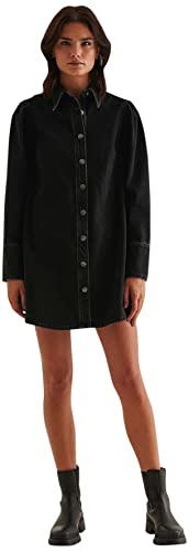 NA-KD Abito da Donna in Denim Biologico Casual, Black Wash... - Amazon Italie à 16.31€