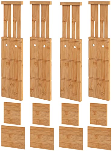 Vriccc 4.4" High Drawer Dividers with Inserts, Bamboo... - Home & Kitchen Amazon Spain à 12.50€