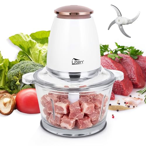 Uten Tritatutto da Cucina Elettrico 400 W, Vasca in vetro... - Maison & Cuisine Amazon Italie à 32.29€