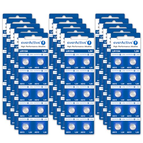 everActive AG13 1,5 V, 200 batterie alcaline, mini, G13... - Sports & Fitness Amazon Italie à 20.49€