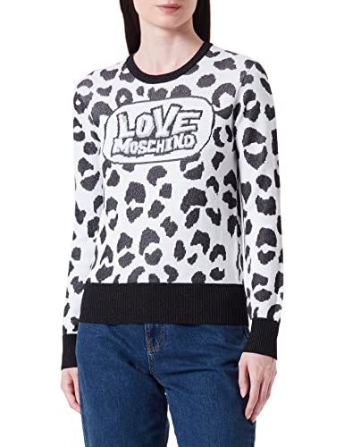 Love Moschino Maglione a Maniche Lunghe, Rosso Nero, 48... - Amazon Italie à 52.90€