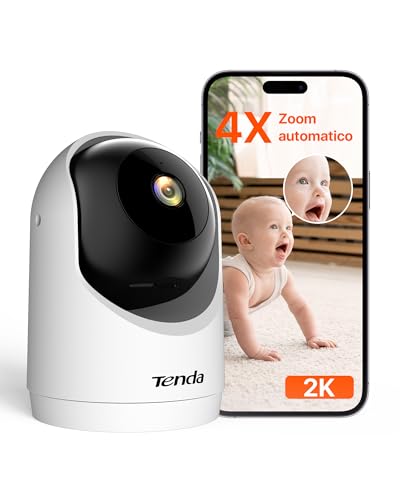 Tenda Telecamera Wi-Fi Interno 2K, Sorveglianza 360°... - High-Tech & Électronique Amazon Italie à 14.99€
