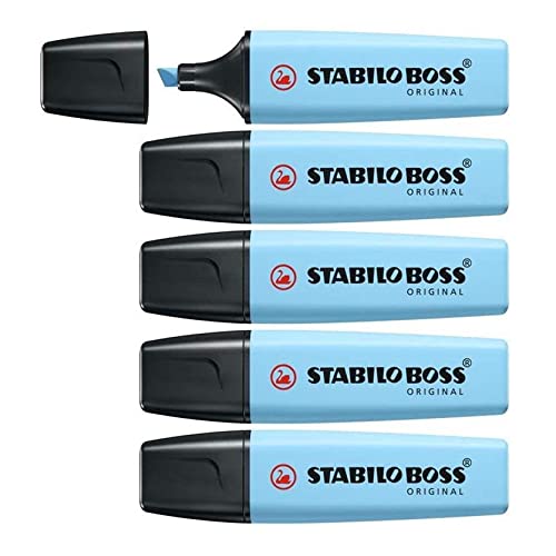 STABILO Set di 5 evidenziatori Boss Original, Pastello... - Fournitures Bureau Amazon Italie à 1.46€