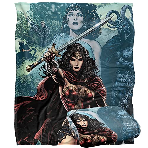 WONDER WOMAN Sword in Hand Silky Touch Super Soft Throw... - Maison & Cuisine Amazon Royaume-Uni à 13.50€