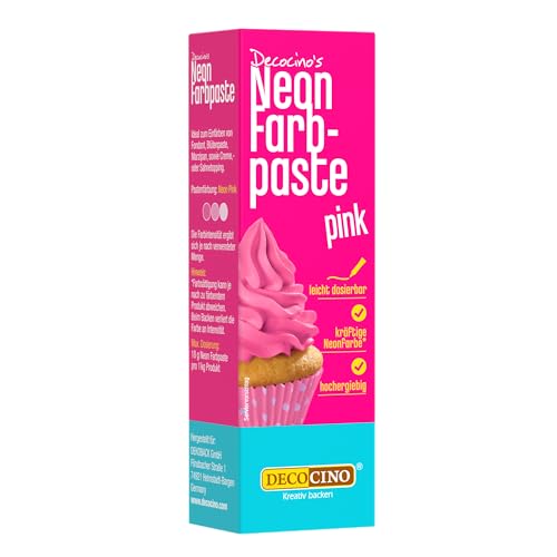 Decocino Neon Lebensmittelpaste pink – hochdosierte... - Épicerie Amazon Allemagne à 4.99€