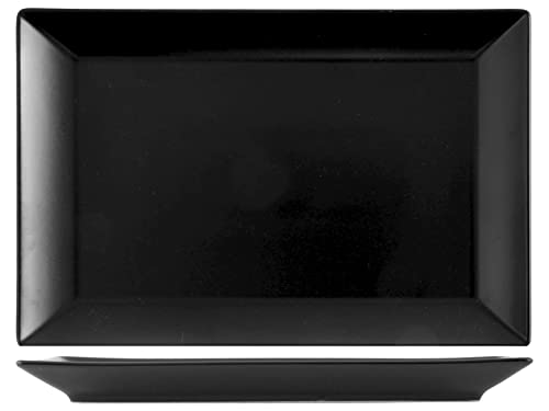 H&H Juego de 6 platos rectangulares de gres Osaka, negros... - Toys & Games Amazon Spain à 58.15€