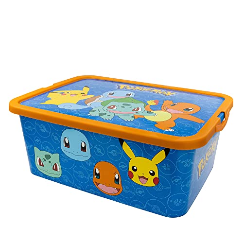 Stor Pokemon Storage Box Container with Click Lock Lid, For... - Toys & Games Amazon UK à 6.00€