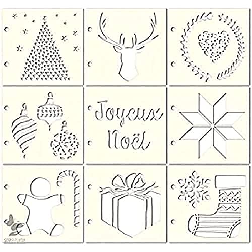 CreaPlaisir Schablonen, transparent, klein - Maison & Cuisine en promo à 5.17€