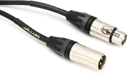 Behringer Microphone Cable - XLR Male to XLR Female - 6 m... - High-Tech & Électronique Amazon France à 8.99€
