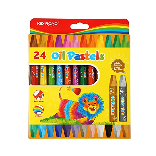 KeyRoad Ölmalkreide Oil Pastels Ölpastellstifte/Sechseckig... - Jouets & Jeux en promo à 2.98€