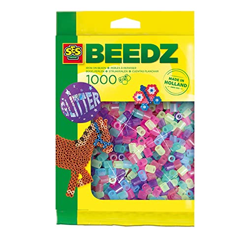 SES Creative 00746 perline da stirare con brillantini, 1000... - Jouets & Jeux en promo à 4.55€