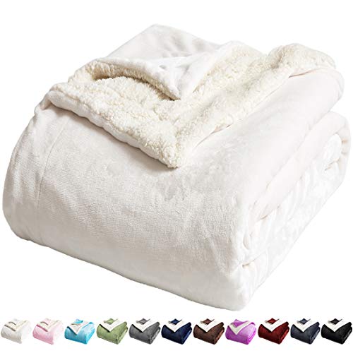 LBRO2M Sherpa-Fleece-Bettdecke, King-Size-Bett... - Maison & Cuisine Amazon Allemagne à 40.13€
