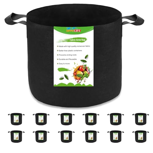 OPPOLIFE Lot de 12 sacs de culture pour plantes de 5... en promo à 14,04€ (-48%) sur Amazon FR