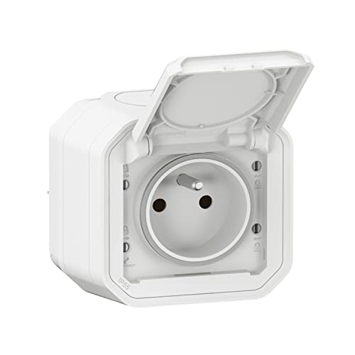 LEGRAND - Prise Etanche IP55 avec Terre Plexo - Prise 2P+T... - Jardin & Extérieur en promo à 7.90€