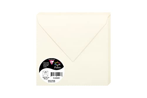 Clairefontaine 56060C Pack of 20 Gummed Envelopes Square... - Fournitures Bureau Amazon Royaume-Uni à 6.56€