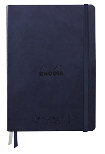 RHODIA 194159C - Carnet Rigide Goalbook Creation Bleu Nuit... - Fournitures Bureau Amazon France à 12.87€