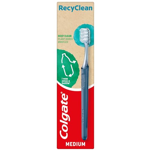 Colgate Recyclean Medium Toothbrush | Manual Toothbrush... - Beauty & Fragrances Amazon UK à 2.00€