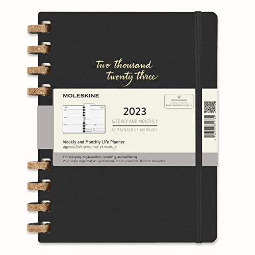 Moleskine Monthly Planner 2023 12-Month Monthly Diary... - Sports & Fitness Amazon UK à 4.93€