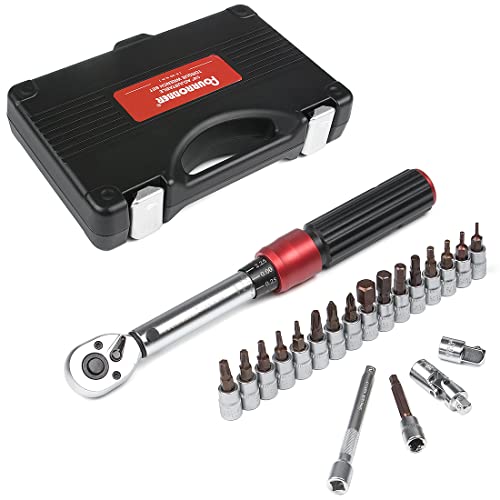 FOURROBBER Llave dinamométrica 1/4" ajustable 90 dientes... - Bricolage & Outils en promo à 29.19€