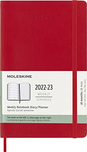 Moleskine - Agenda Hebdomadaire 18 Mois, Agenda 2022/2023... - Réduction -73% à 6.29€