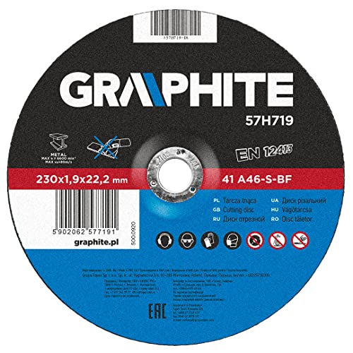GRAPHITE Mola per troncare Rettificatore ad angolo 57H719 - Animalerie Amazon Italie à 2.81€