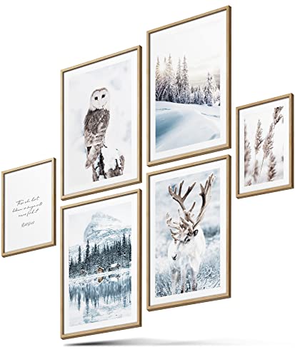 BLCKART Lot de posters d'hiver Wonderland imprimés des deux... - Maison & Cuisine Amazon France à 14.05€