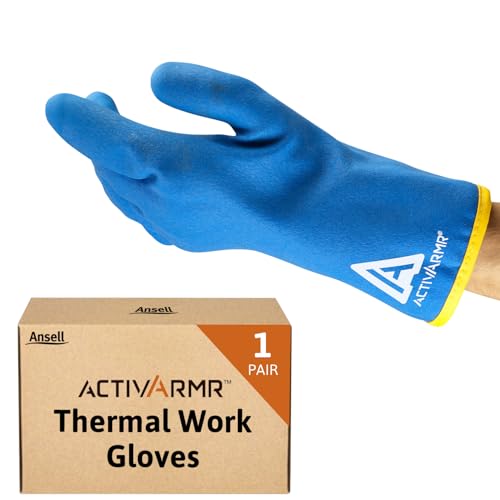 Ansell ActivArmr Winter Work Gloves - Thermal Resistance &... - Maison & Cuisine en promo à 7.10€