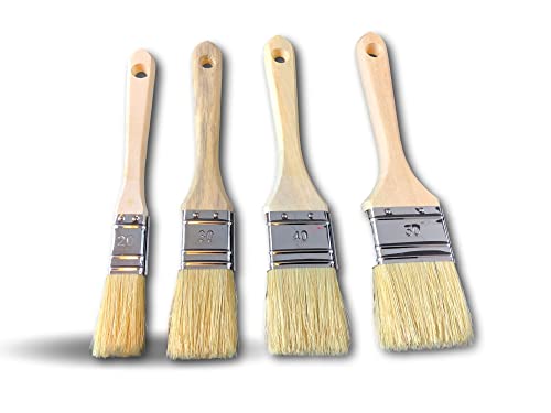 4 pennelli piatti tipo coda di mora | 50% seta 50%... - Home & Kitchen Amazon Italy à 7.81€