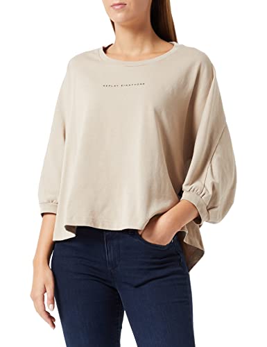 REPLAY W3682 Camiseta, 803 Light Mud, XXS para Mujer - Home & Kitchen Amazon Spain à 13.64€