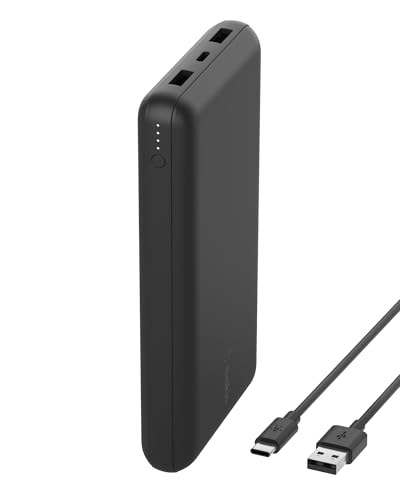 Belkin tragbares -Ladegerät, 20.000mAh, 20K Powerbank mit... en promo sur Amazon