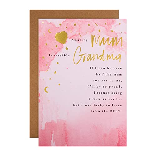 Hallmark Mothers Day Card for Mum & Grandma, Classic... - Auto & Motorcycle Amazon UK à 2.14€