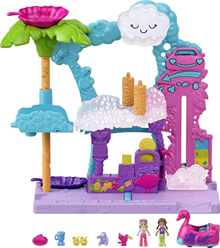 Polly Pocket HHJ05 - Pollyville Flamingo-Spaß... - Jouets & Jeux Amazon Allemagne à 7.40€