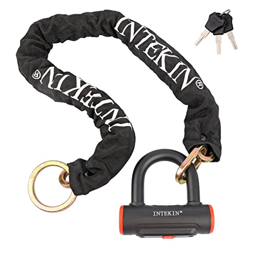 INTEKIN Antivol de moto de 100 cm - Chaîne antivol de 8 mm... - Sports & Fitness en promo à 32.42€