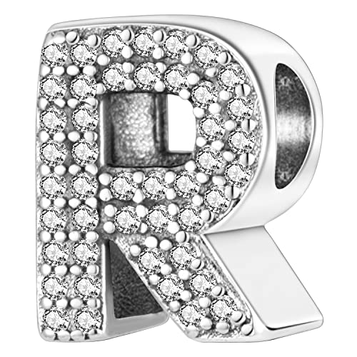 MULA Charms Anhänger Silber 925 für Armbänder, Buchstabe... - Bijoux & Montres en promo à 5.99€