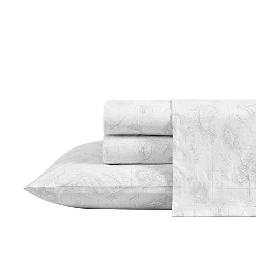 Eddie Bauer Home Sheets Cotton Percale Bedding Set, Crisp &... - Maison & Cuisine Amazon Royaume-Uni à 26.45€