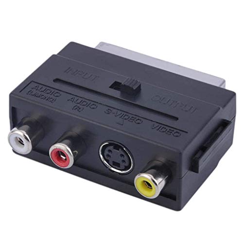 U-M 21Pin SCART to 3RCA Converter Adapter RGB Scart to... - High-Tech & Électronique Amazon Royaume-Uni à 2.01€