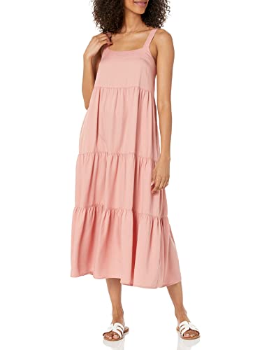 The Drop Britt Maxi-Zeltkleid im Stufendesign Kleider... - Réduction -74% à 13.91€
